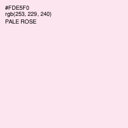 #FDE5F0 - Pale Rose Color Image